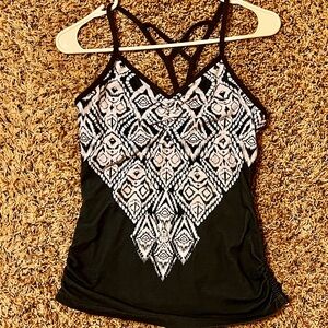 Prana Gray Tank Top with built in bra.